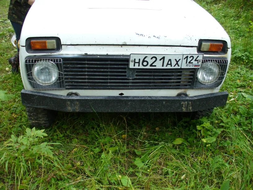 Нива без бамперов фото Силовой бампер @ Нива 4x4