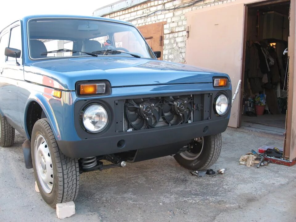 Нива без бамперов фото Антигравий. - Lada 4x4 3D, 1,7 л, 2008 года тюнинг DRIVE2