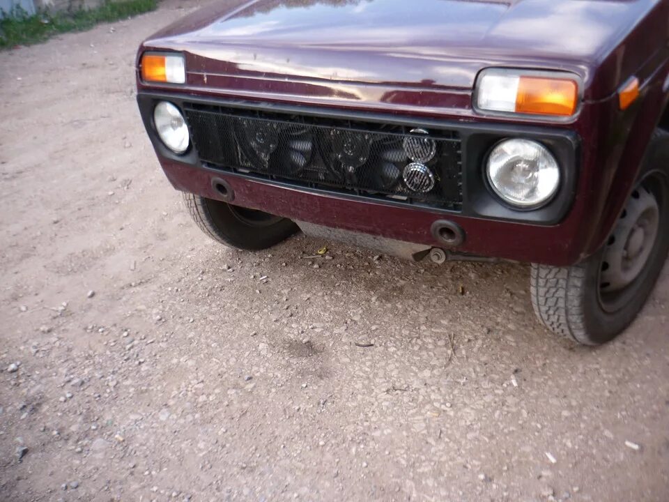 Нива без бамперов фото Решётка радиатора! - Lada 4x4 3D, 1,7 л, 2010 года тюнинг DRIVE2