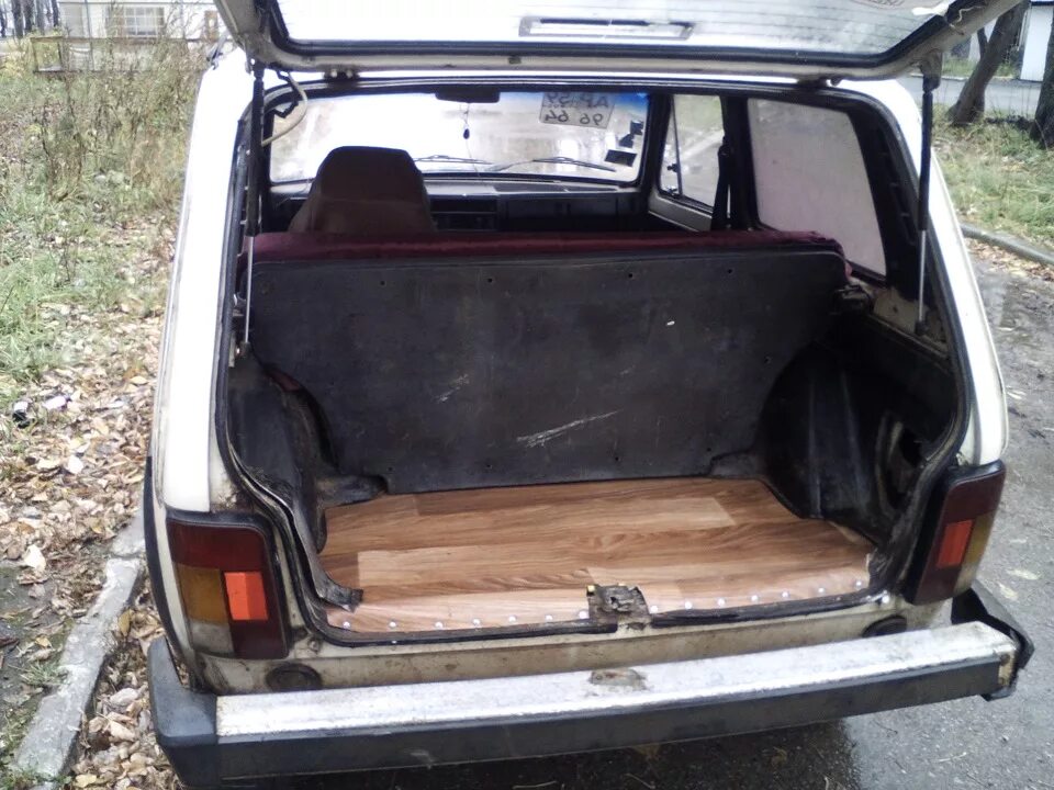 Нива без задних сидений тюнинг Доработка заднего сидения - Lada 4x4 3D, 1,7 л, 1994 года тюнинг DRIVE2