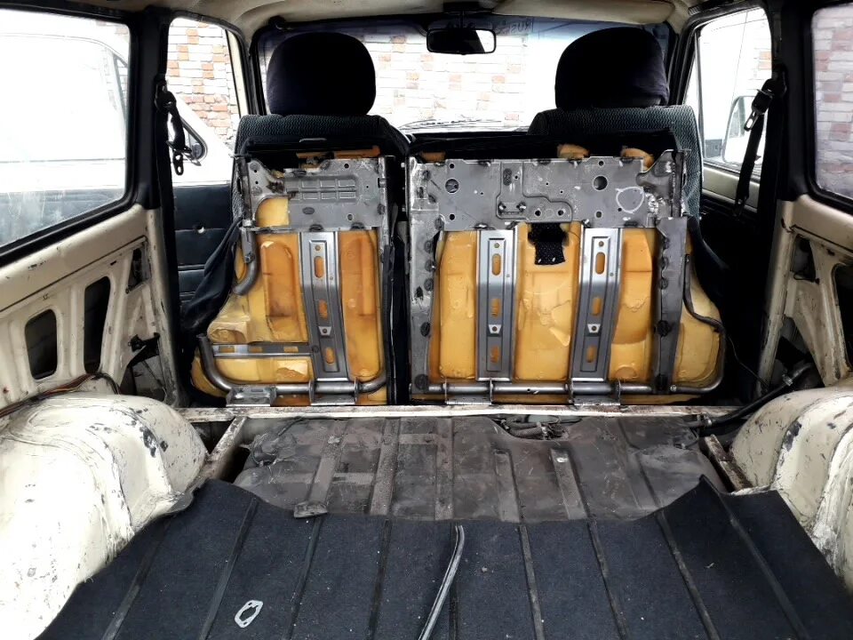 Нива без задних сидений тюнинг Задний диван) - Lada 4x4 3D, 1,7 л, 1997 года другое DRIVE2