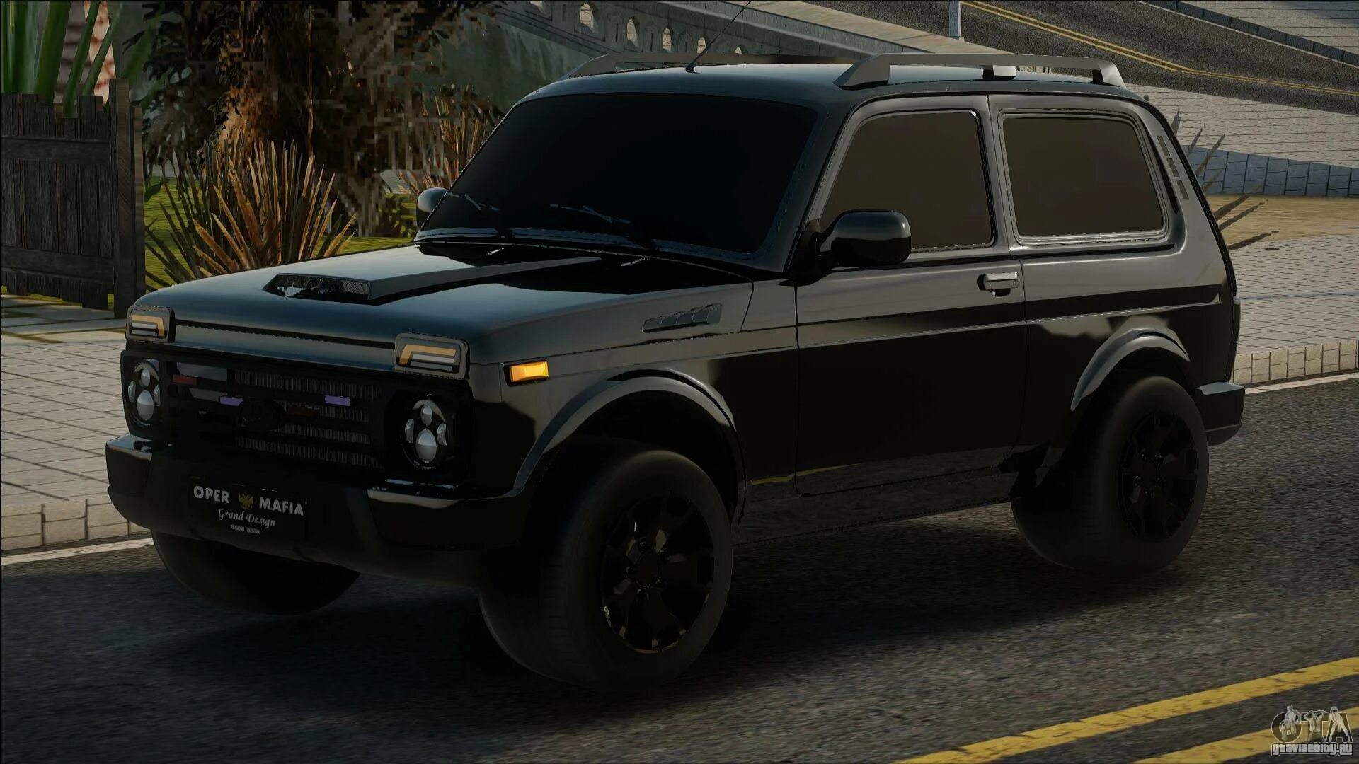 Нива блэк 2024 фото Lada Niva Black Opera для GTA San Andreas