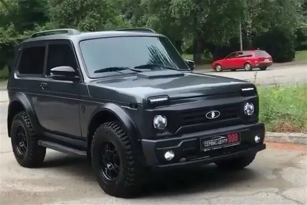 Нива блэк 24 фото В Сети показали усовершенствованный LADA 4х4 в новом кузове Ретро