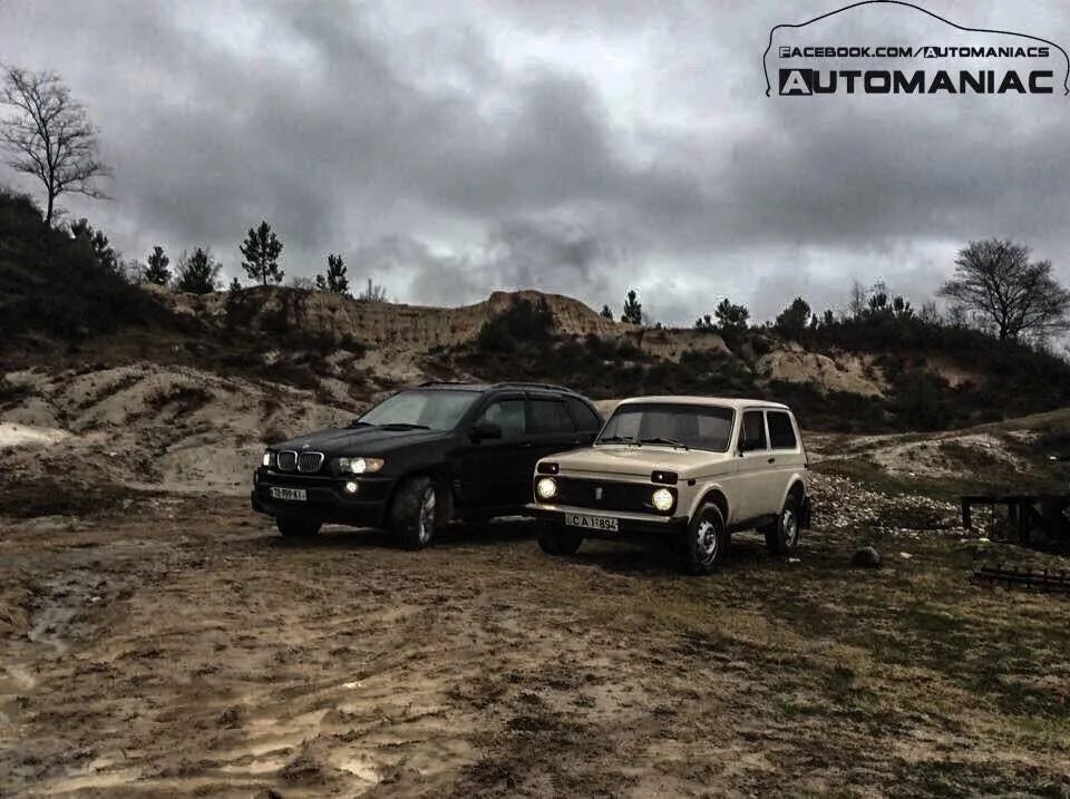Нива бмв фото NIVA & BMW X5 4,6 IS - Lada 4x4 3D, 1,6 л, 1987 года фотография DRIVE2