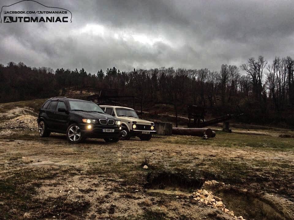 Нива бмв фото NIVA & BMW X5 4,6 IS - Lada 4x4 3D, 1,6 л, 1987 года фотография DRIVE2