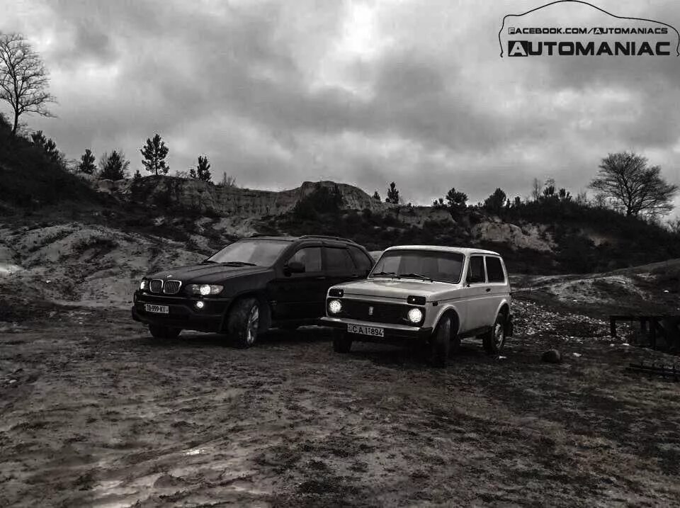 Нива бмв фото NIVA & BMW X5 4,6 IS - Lada 4x4 3D, 1,6 л, 1987 года фотография DRIVE2