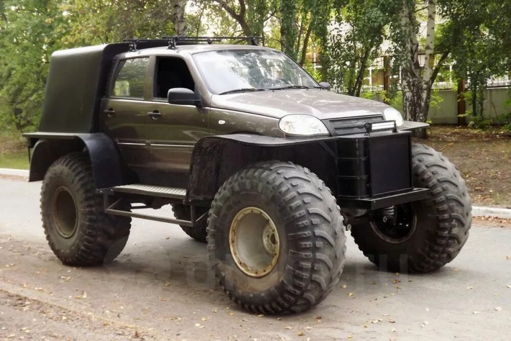 Нива болотоход фото Самую дорогую Chevrolet Niva выставили на продажу в России - Российская газета