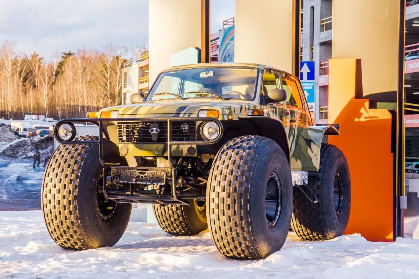 Нива болотоход фото Нива 4Х4 Снегоболотоход "БРОНТО МАРШ" в Major City - Major Auto - Новости