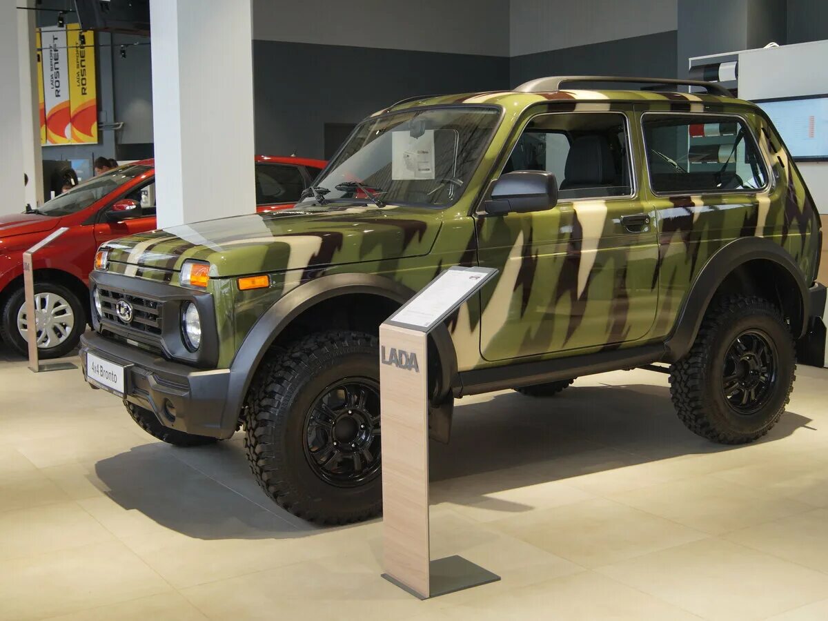 Нива бронто камуфляж фото Купить новый Lada (ВАЗ) 2121 (4x4) I Рестайлинг Bronto 1.7 MT (83 л.с.) 4WD бенз