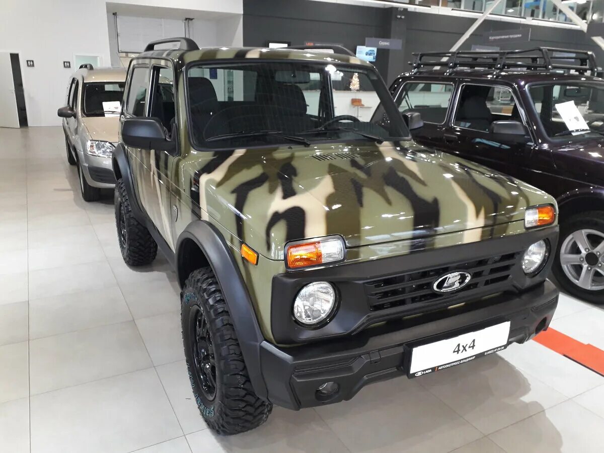 Нива бронто камуфляж фото Купить новый Lada (ВАЗ) 2121 (4x4) I Рестайлинг Bronto 1.7 MT (83 л.с.) 4WD бенз