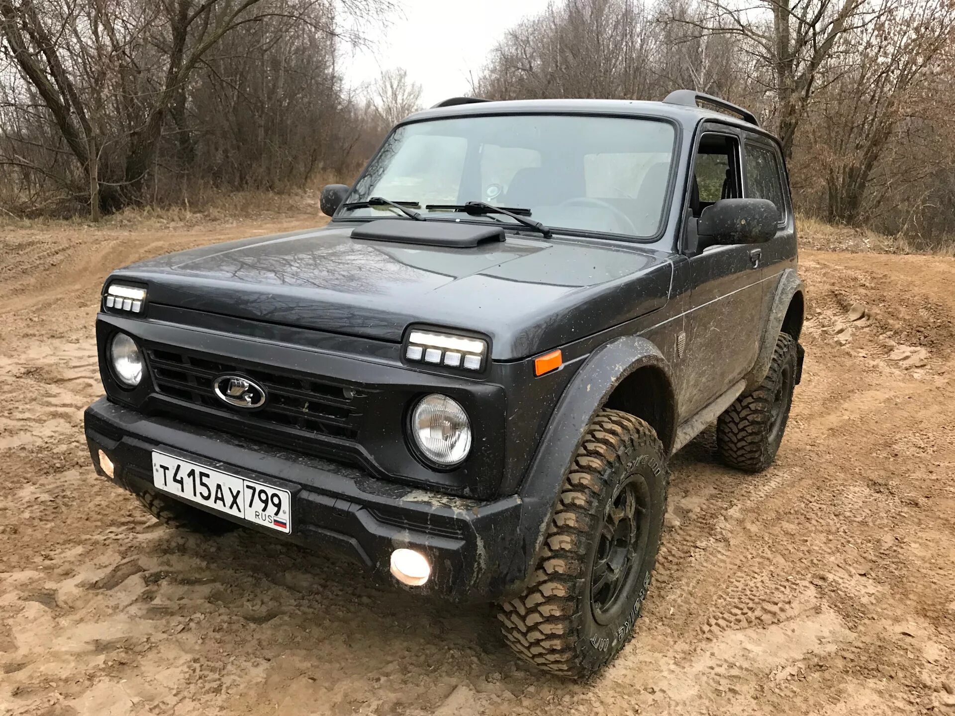 Нива бронто тюнинг купить Диодные поворотники и легкий OFFroad - Lada 4x4 3D, 1,7 л, 2017 года покатушки D