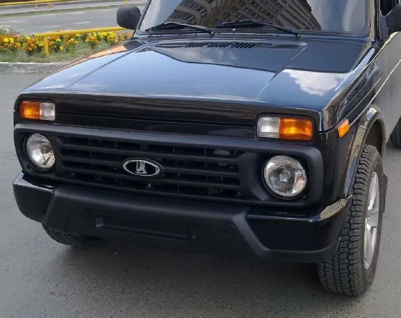 Нива черная пантера фото Бампер передний Нива Урбан Niva Urban 4x4 пластиковый ЧЕРНАЯ ПАНТЕРА-672 - купит