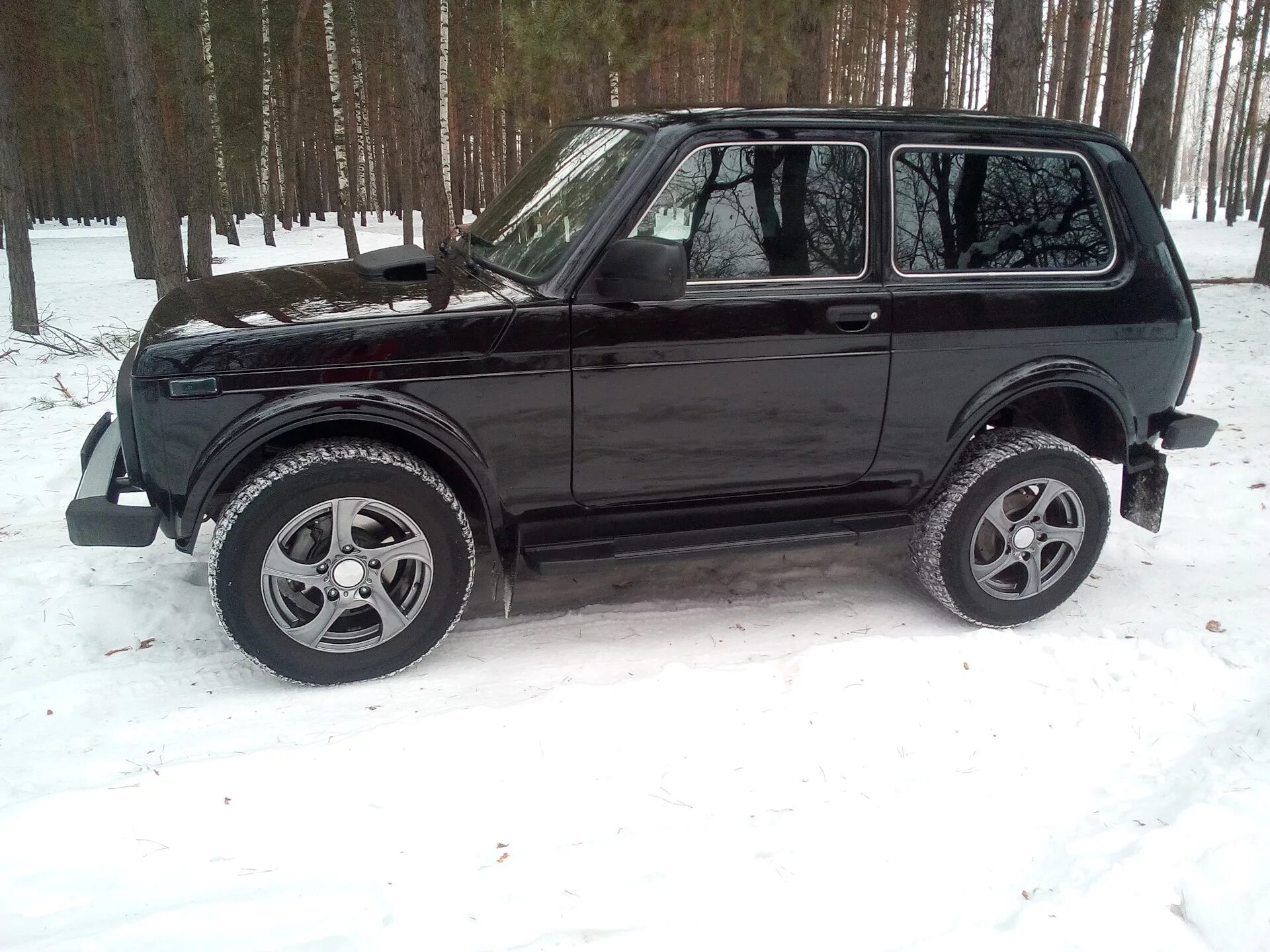 Нива черная пантера фото Ещё один шаг к Full Black Edition - Lada 4x4 3D, 1,7 л, 2018 года стайлинг DRIVE