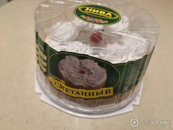 Нива черноземья торты фото Отзыв о Торт Нива Черноземья "Сметанный" Легкий воздушный тортик