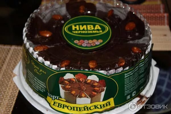 Нива черноземья торты фото Отзыв о Торт Нива Черноземья "Европейский" шоколадная радость