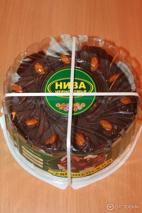 Нива черноземья торты фото Отзыв о Торт Нива Черноземья "Европейский" Такой вкусный и красивый тортик, но в