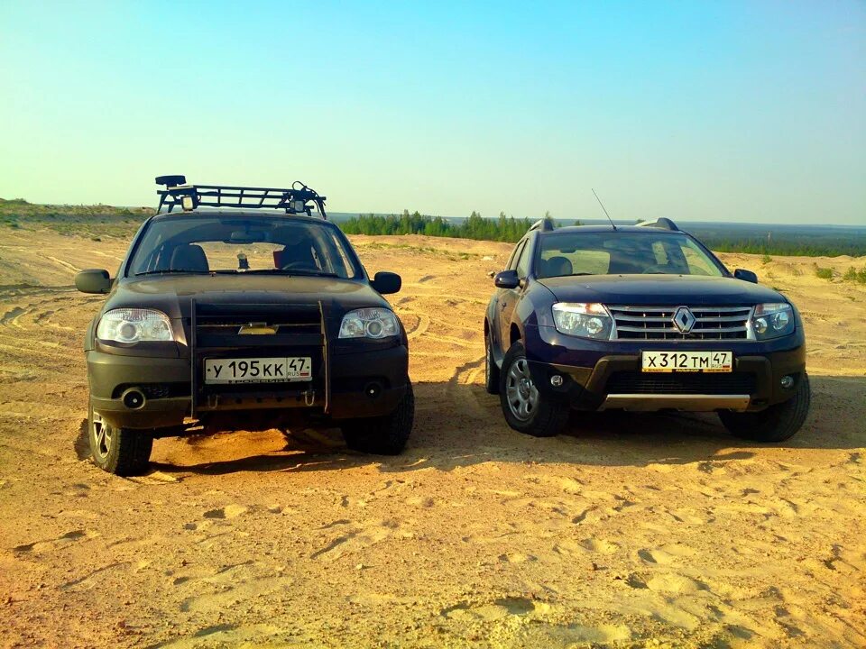Нива дастер фото NIVA+DUSTER - Chevrolet Niva, 1,7 л, 2011 года покатушки DRIVE2