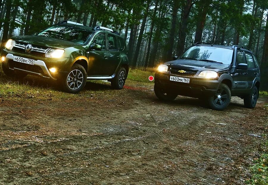 Нива дастер фото Тест-драйв Chevrolet Niva (2123) / Шевроле Нива (2123). Chevrolet Niva против Re