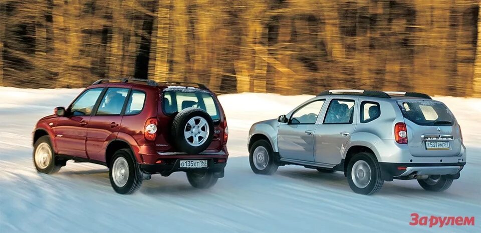 Нива дастер фото Renault Duster или Chevrolet Niva? - Renault Duster (1G), 1,6 л, 2013 года тест-