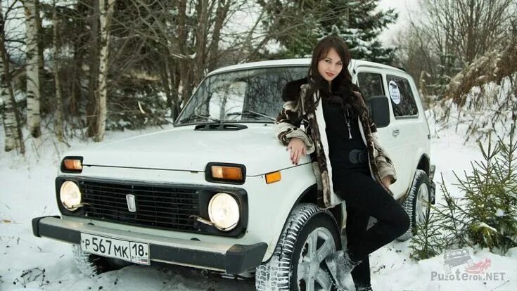 Нива девушки фото Девушки с российскими внедорожниками (29 фото) Внедорожники, Джип, Камуфляж