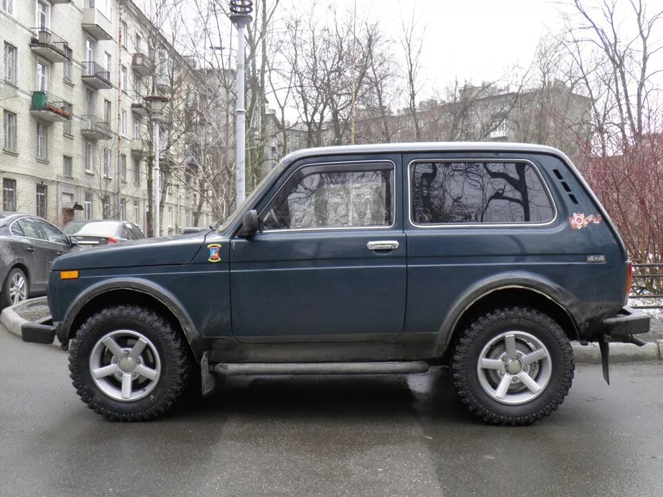 Нива диски r15 фото Переобулся. Forward Safari 540 б/к + Кик Титан-Тех - Lada 4x4 3D, 1,7 л, 1999 го