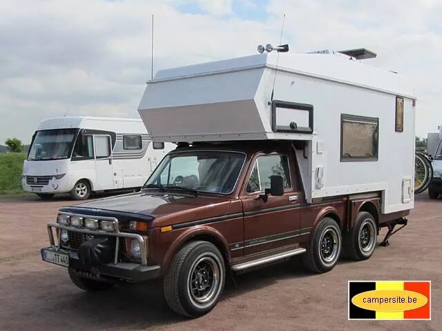 Нива дом на колесах цена фото Lada Niva Camper Lada niva, Oldtimer, Camper