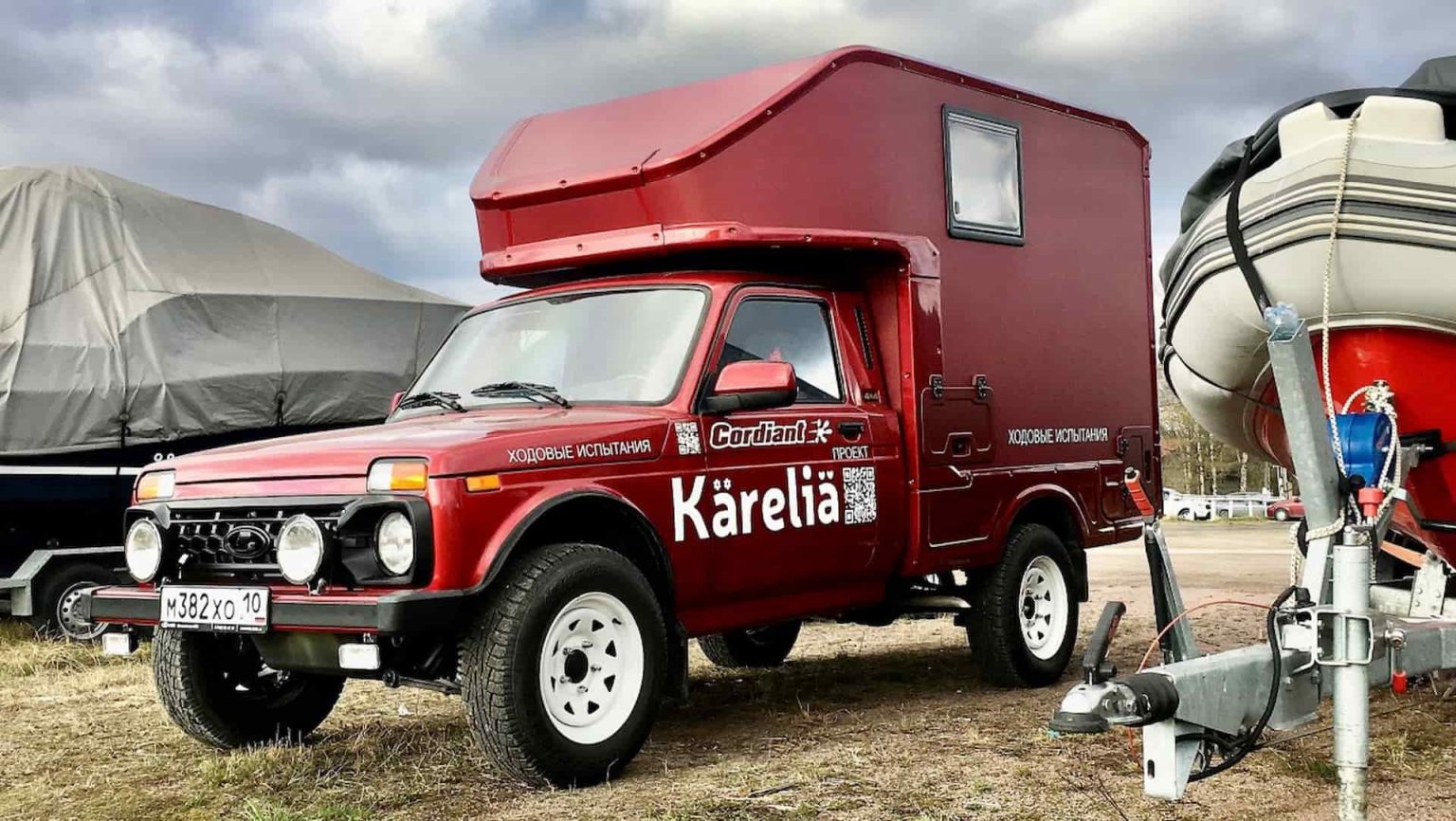 Нива дом на колесах цена фото Автодом на базе "Нивы" сделают серийным: первые подробности