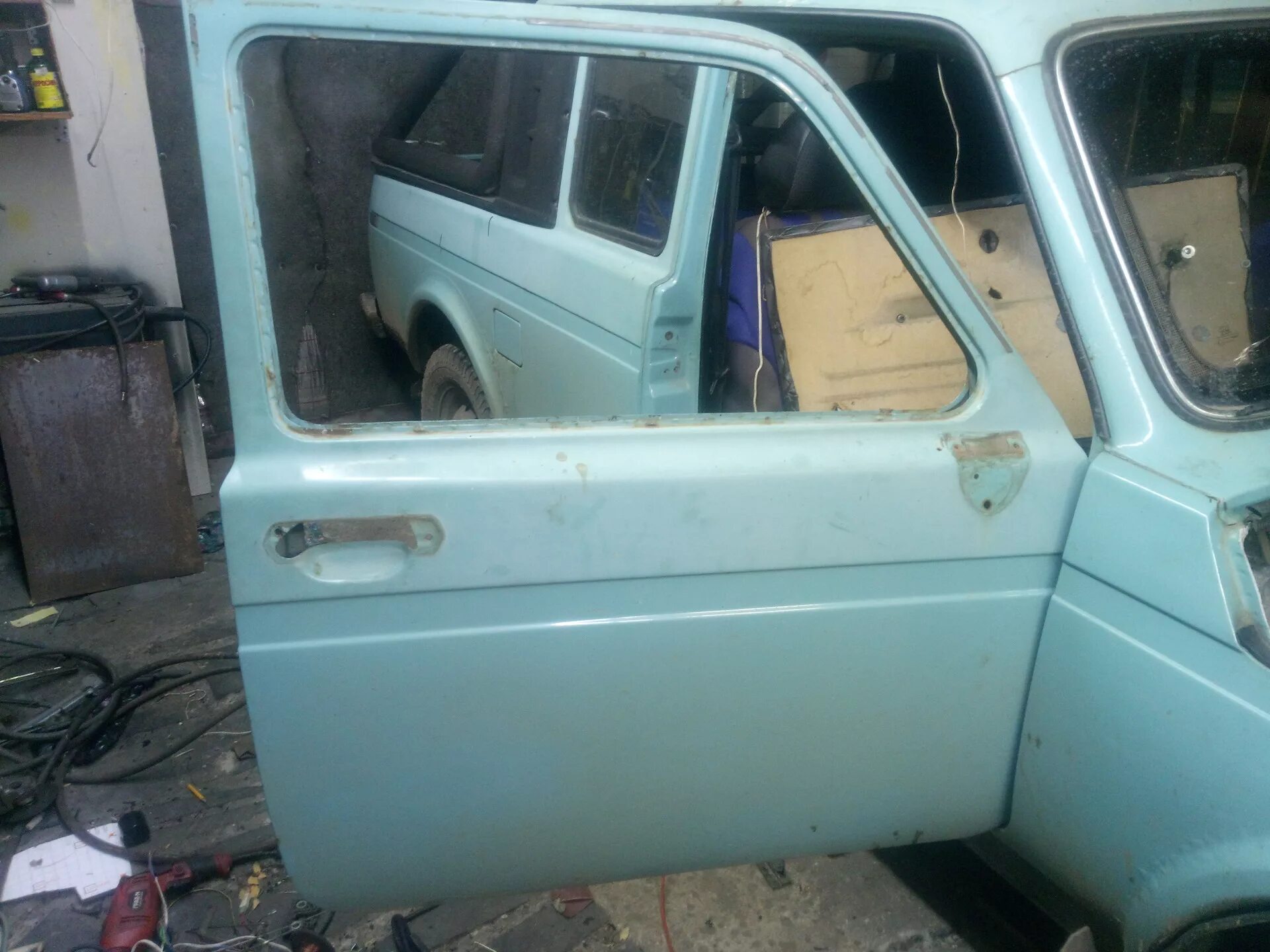 Нива дверь фото 13. Ремонт двери нивы. - Lada 2329, 1,7 л, 2001 года своими руками DRIVE2