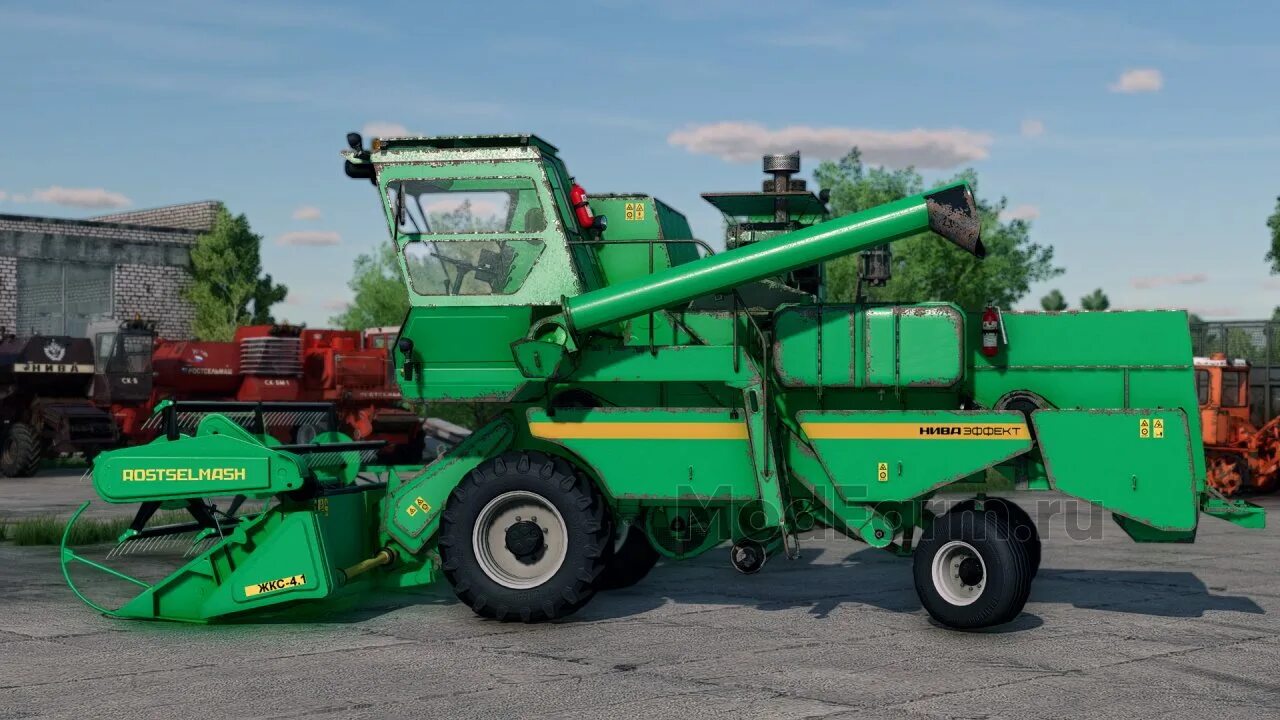 Нива эффект фото Мод "Нива Эффект" для Farming Simulator 2022