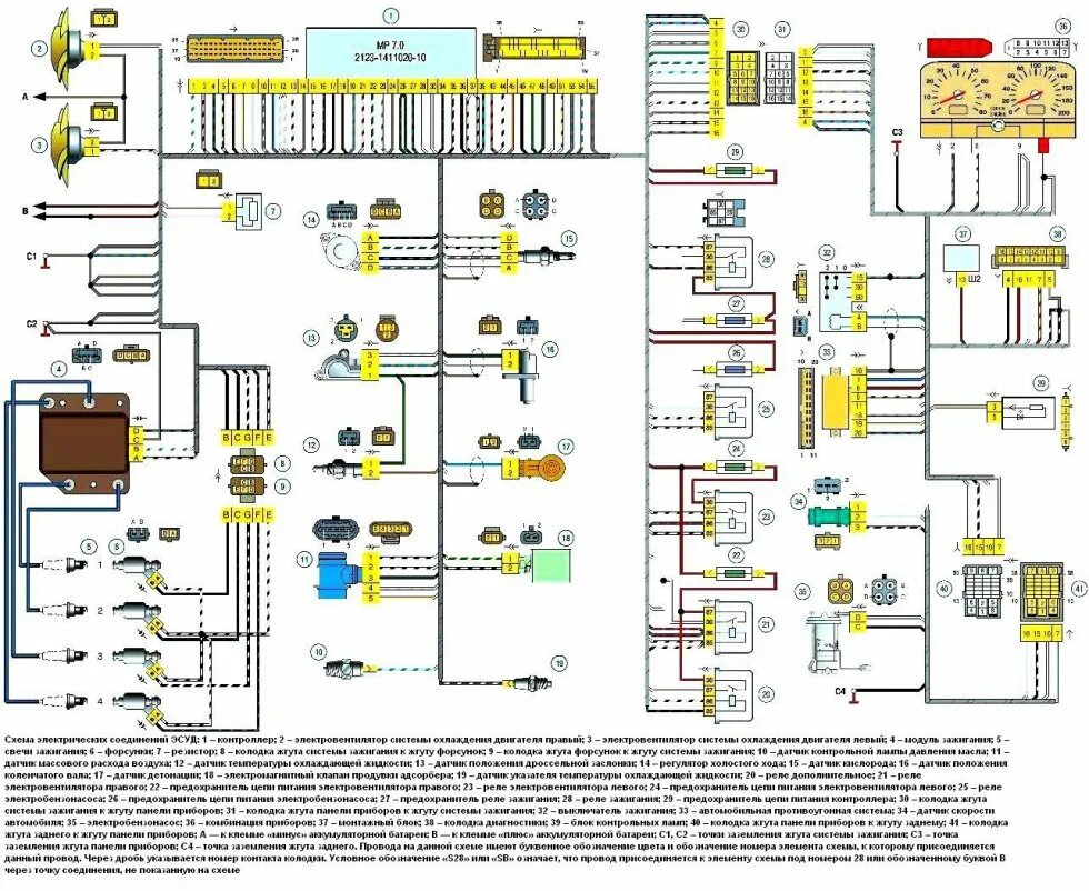 Нива электросхема зажигания И снова Шнива! Не работают вентиляторы охлаждения радиатора. -- Форум водномотор