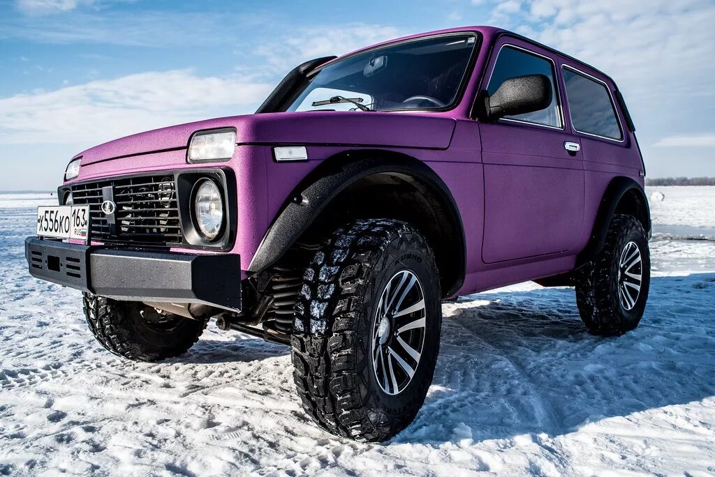Нива фиолетовая тюнинг Niva 3d Violet Raptor - DRIVE2