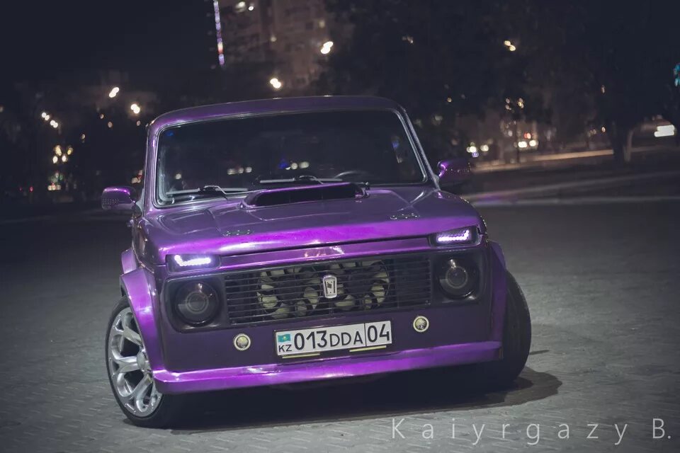 Нива фиолетовая тюнинг Сходка drive2 Актобе: LADA 4x4 NIVA AWD - DRIVE2