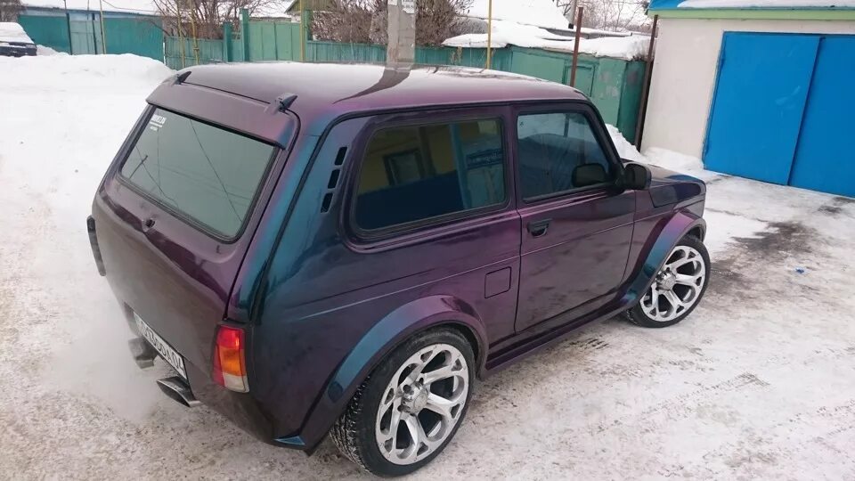 Нива фиолетовая тюнинг КАКОЙ ОН БУДЕТ, НОВЫЙ ЦВЕТ )) ? - Lada 4x4 3D, 1,7 л, 1982 года стайлинг DRIVE2