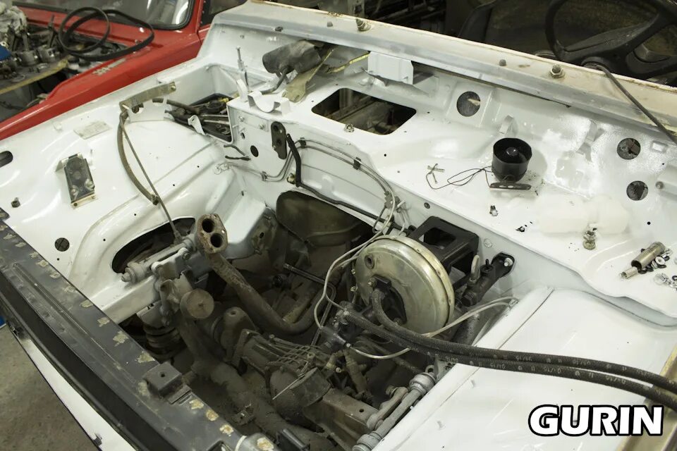 Нива фото моторного отсека Моторный отсек ч.3 Чистый цвет! - Lada 4x4 3D, 1,7 л, 1998 года кузовной ремонт 