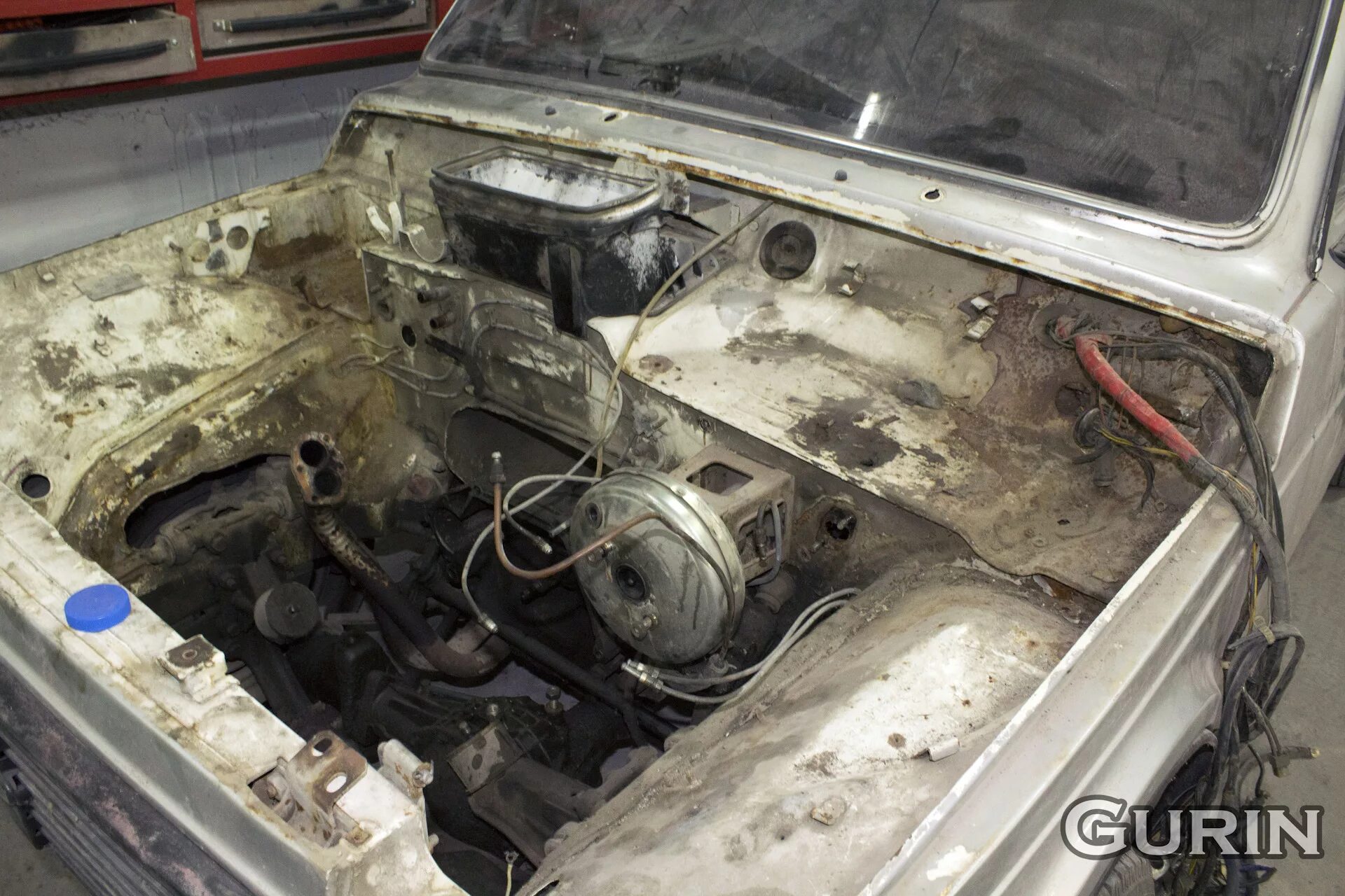 Нива фото моторного отсека Моторный отсек ч.1 БОЛЬ - Lada 4x4 3D, 1,7 л, 1998 года кузовной ремонт DRIVE2