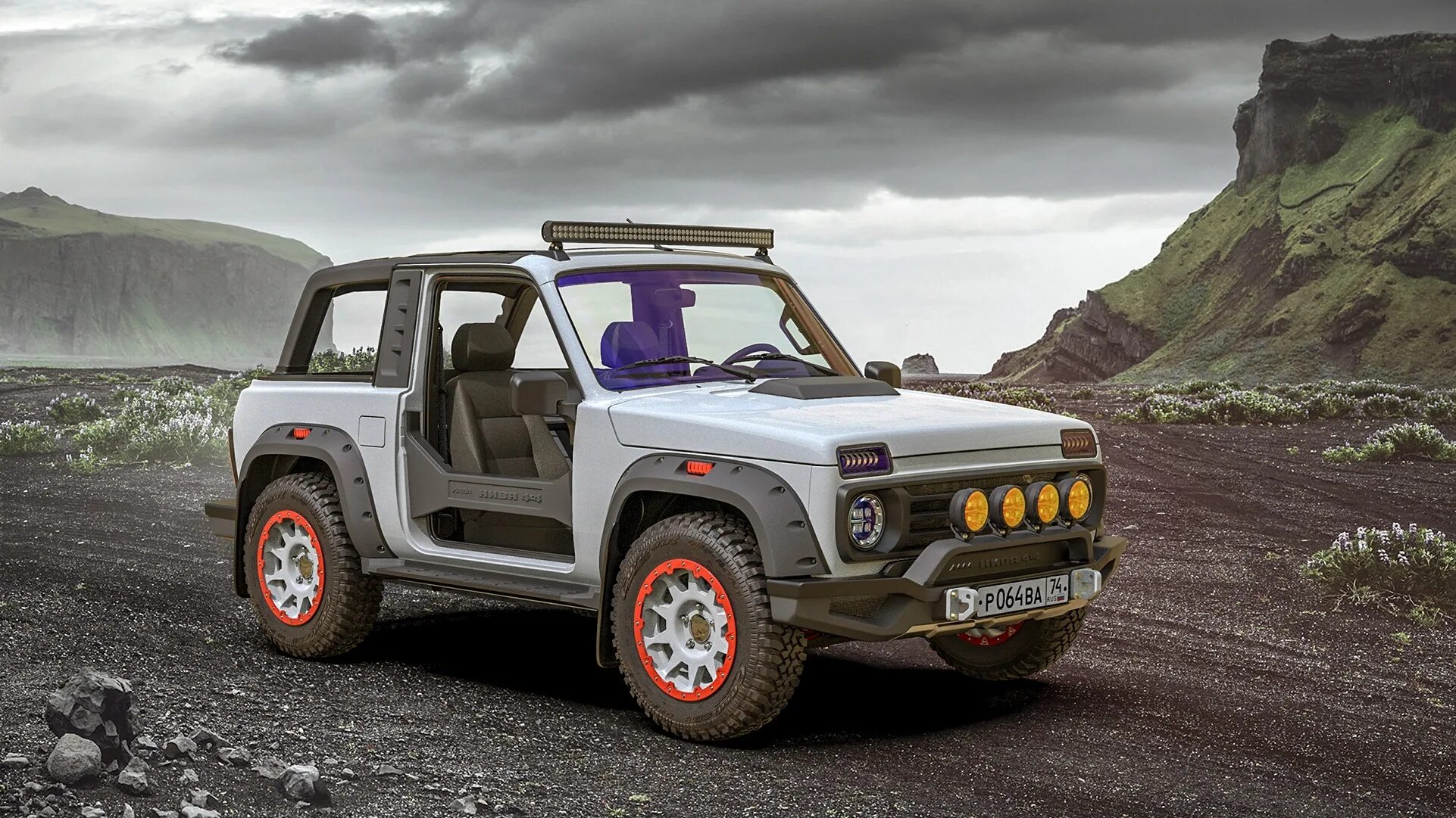 Нива фото охота Концепт дня: как выглядела бы пляжная LADA Niva Legend - Wylsacom