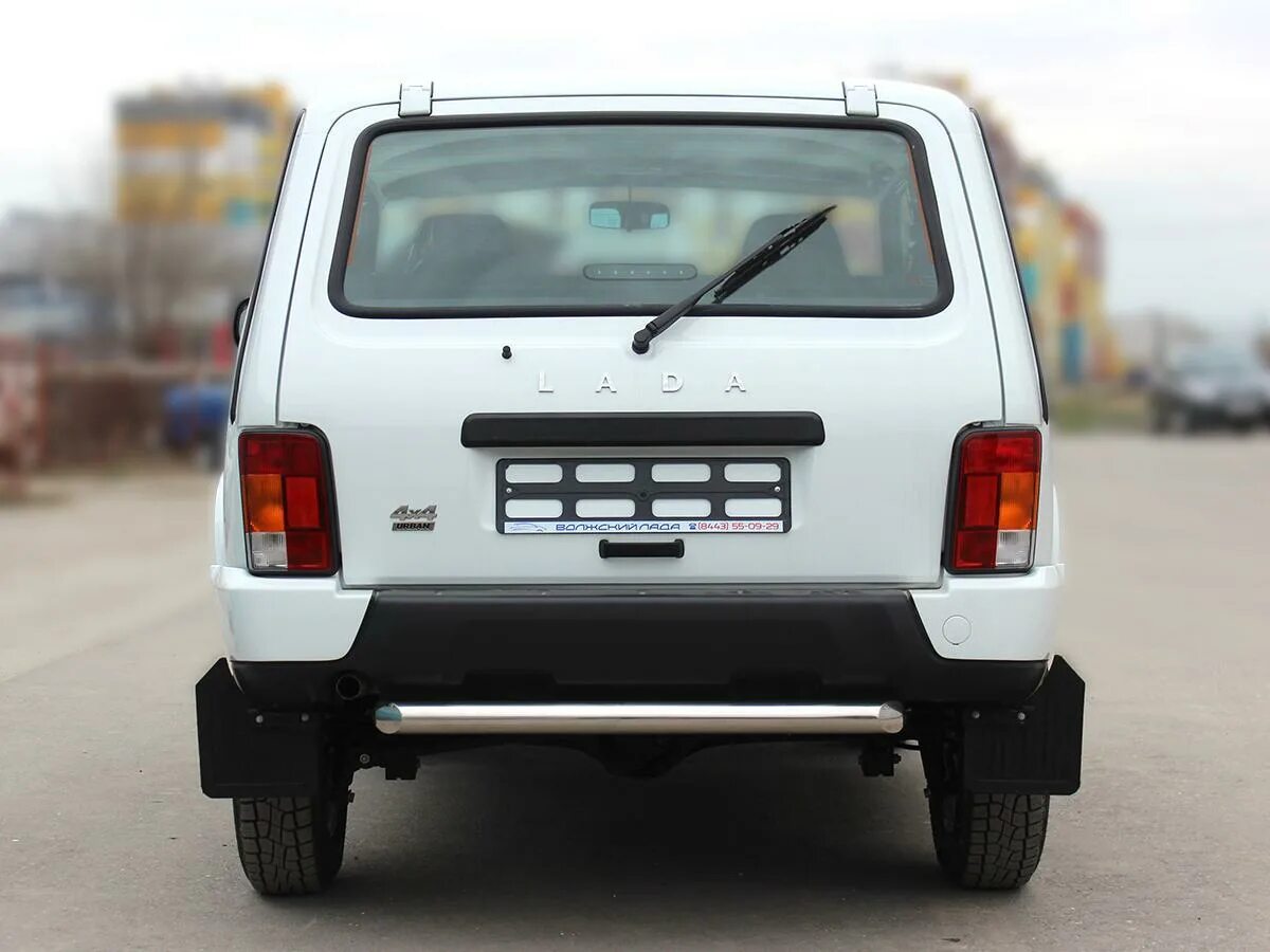 Нива фото сзади Защита заднего бампера одинарная d-60 для автомобиля VAZ Niva URBAN 2015-наст.вр