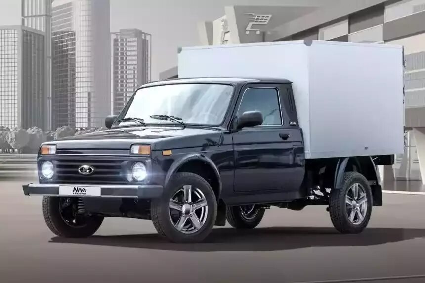 Нива фургон фото Усиленные пикапы на базе Niva Legend начала выпускать компания "ВИС-Авто"