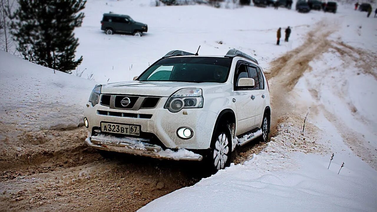 Нива х трейл фото OFFROAD схватка! X-Trail, Land Rover, Duster, Audi, УАЗ, Нива. Битва 50 внедорож