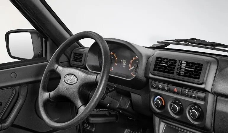 Нива изнутри фото АВТОВАЗ запатентовал облицовку комбинации приборов Lada 4x4