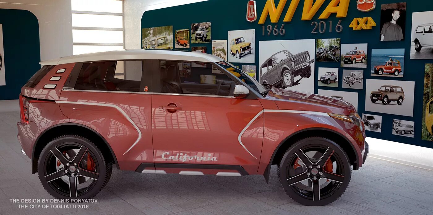 Нива калифорния фото NIVA 4X4 and version California (25) Images :: Behance