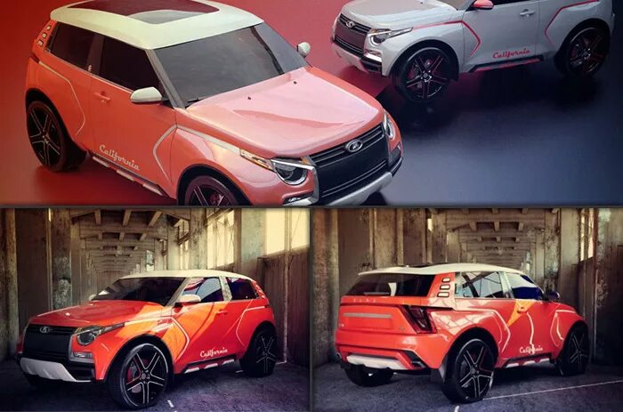 Нива калифорния фото Дизайнер из Тольятти представил концепт - Lada California - Новости - Авторейтин