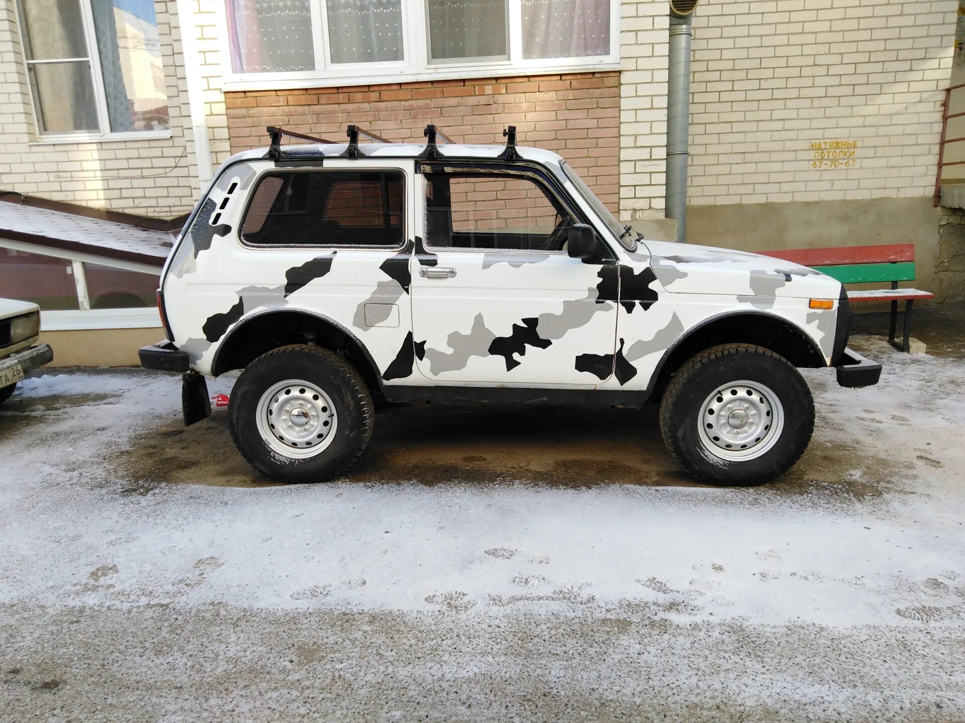 Нива камуфляж фото Фото с гор, расширители и арки, нива тягач - Lada 4x4 3D, 1,7 л, 2012 года фотог