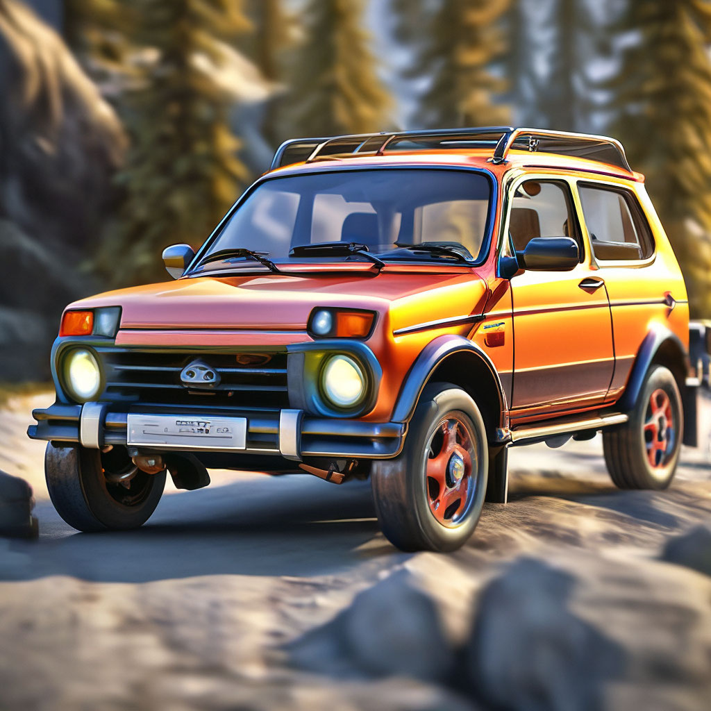 Нива кросс цена фото "Lada niva cross, realistic, high ." - image created in Shedevrum