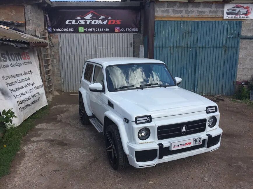 Нива магнум фото Теперь ваша Lada Niva может стать похожей на G63 AMG всего за 70 тысяч рублей Ав