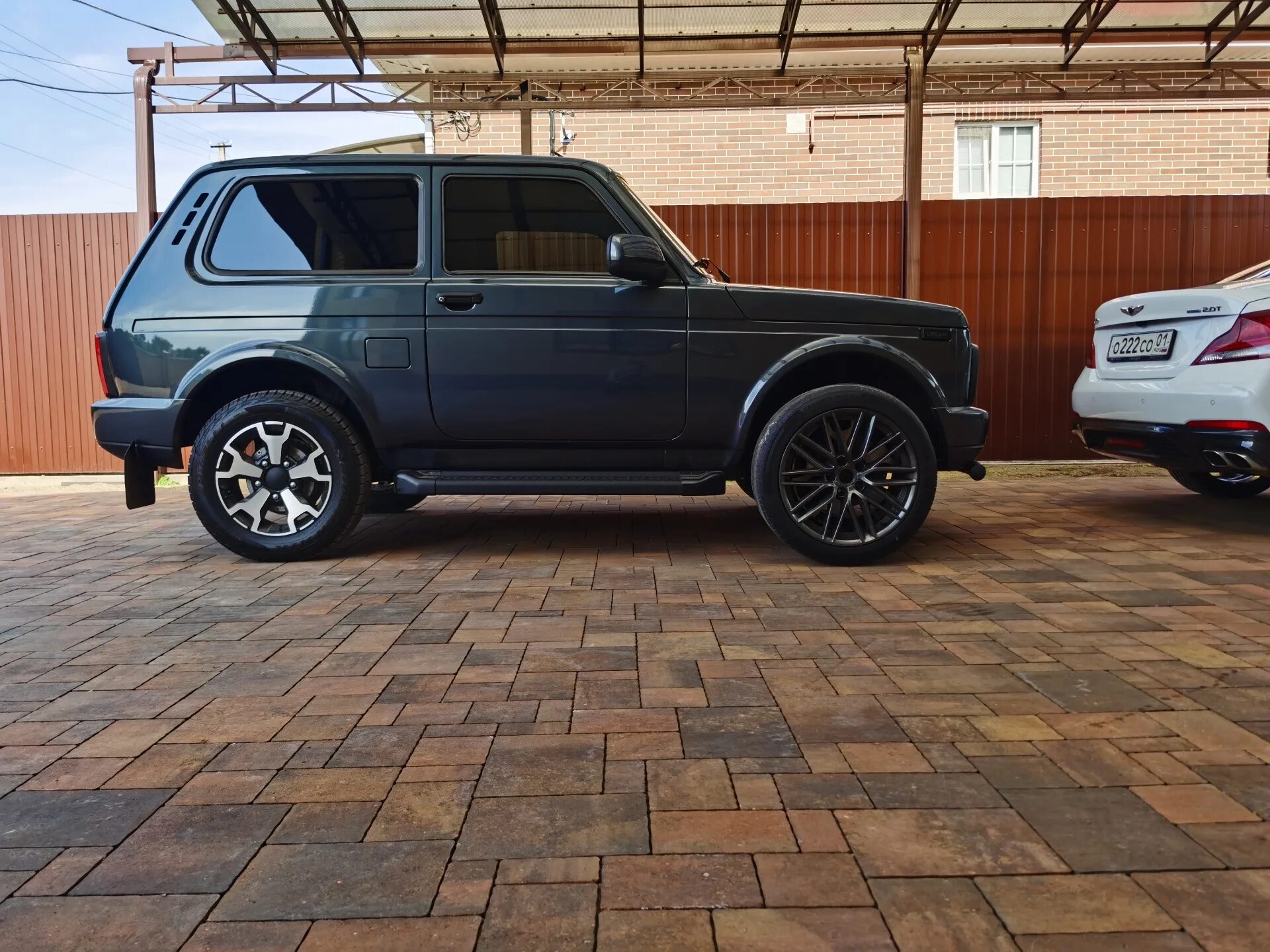 Нива на 19 дисках фото Диски r18 на ниву. Примерка) - Lada 4x4 3D, 1,8 л, 2020 года колёсные диски DRIV