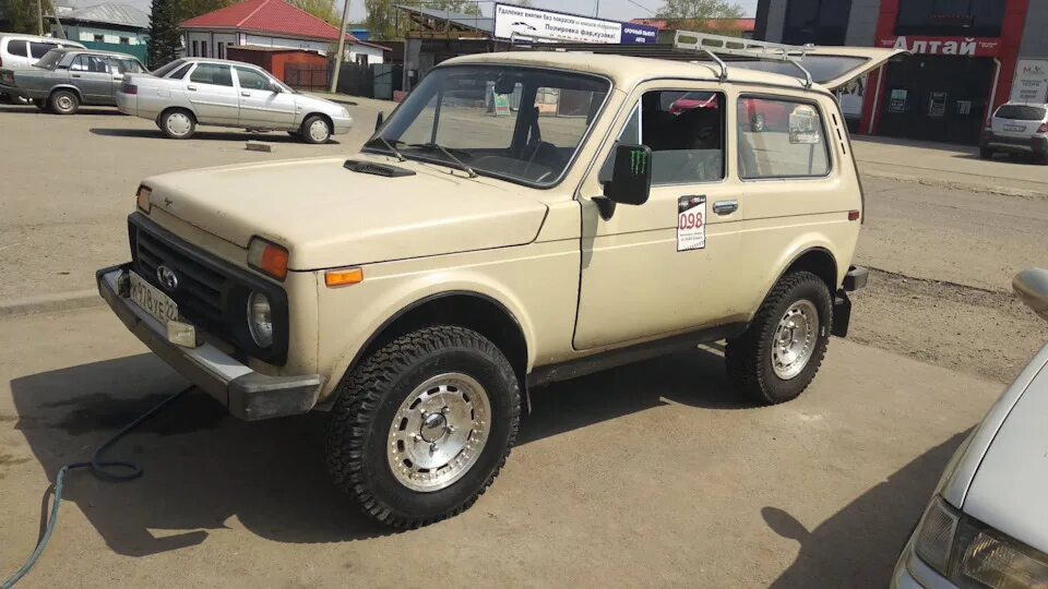 Нива на 215 75 15 фото Nortec AT-560 Барнаульские Гудричи - Lada 4x4 3D, 1,6 л, 1982 года шины DRIVE2