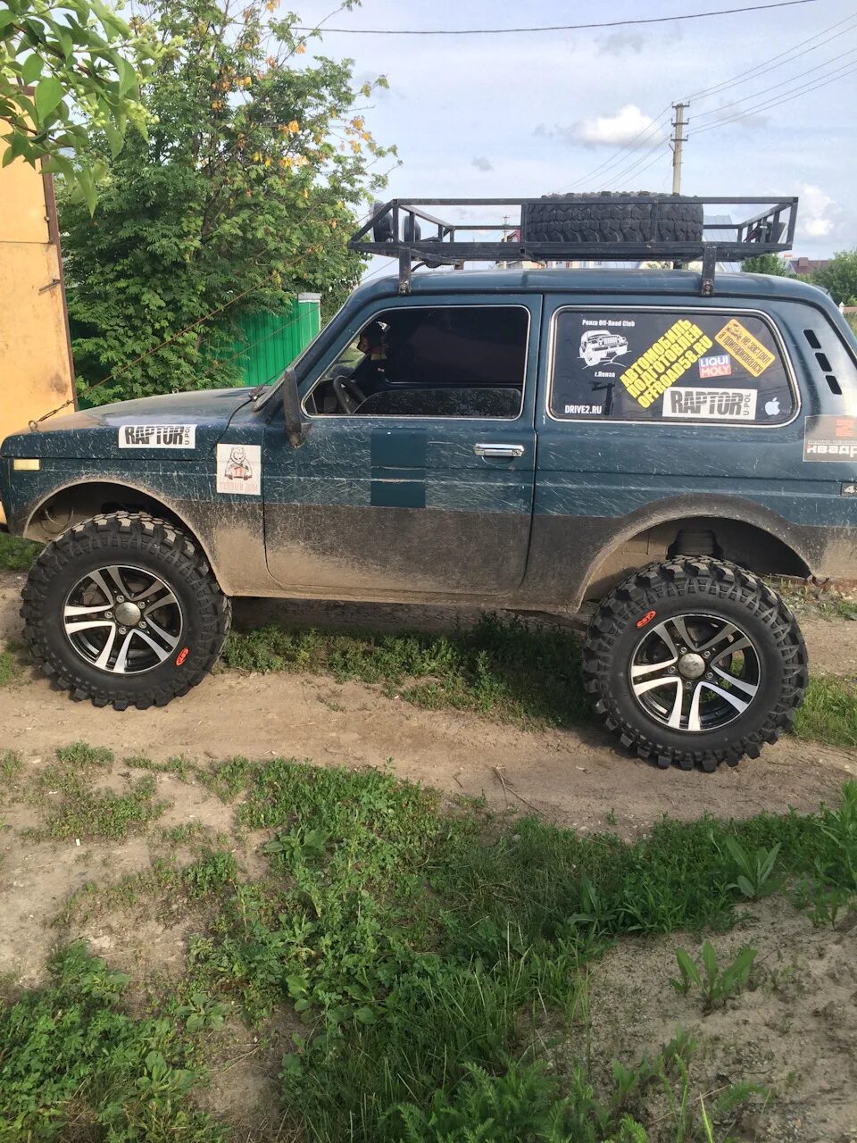 Нива на 215 75 15 фото Обновочка - Lada 4x4 3D, 1,7 л, 2000 года шины DRIVE2