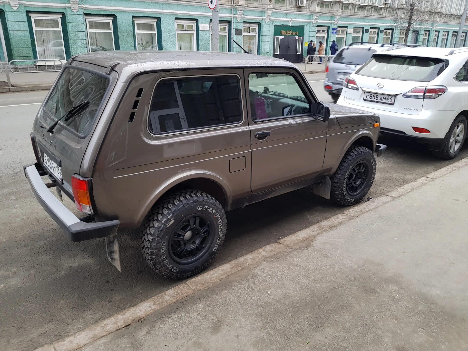 Нива на 215 резине фото Тапки R15 215/75 - Lada 4x4 3D, 1,7 л, 2020 года колёсные диски DRIVE2