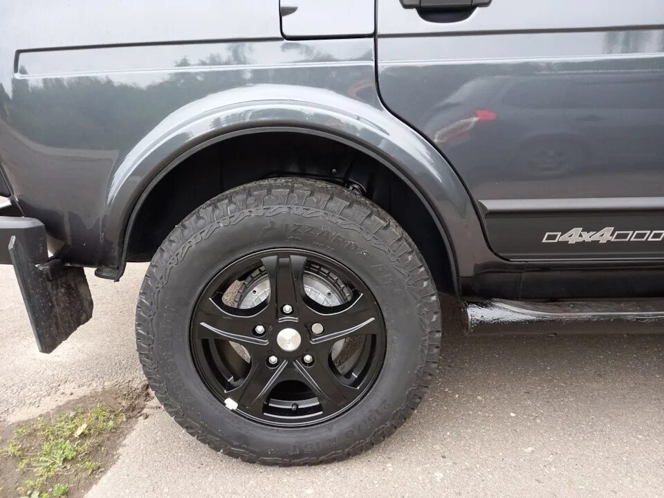 Нива на 215 резине фото Новые колёса с шинами 215/70R16 Matador MP72. - Lada 4x4 5D, 1,7 л, 2020 года ко
